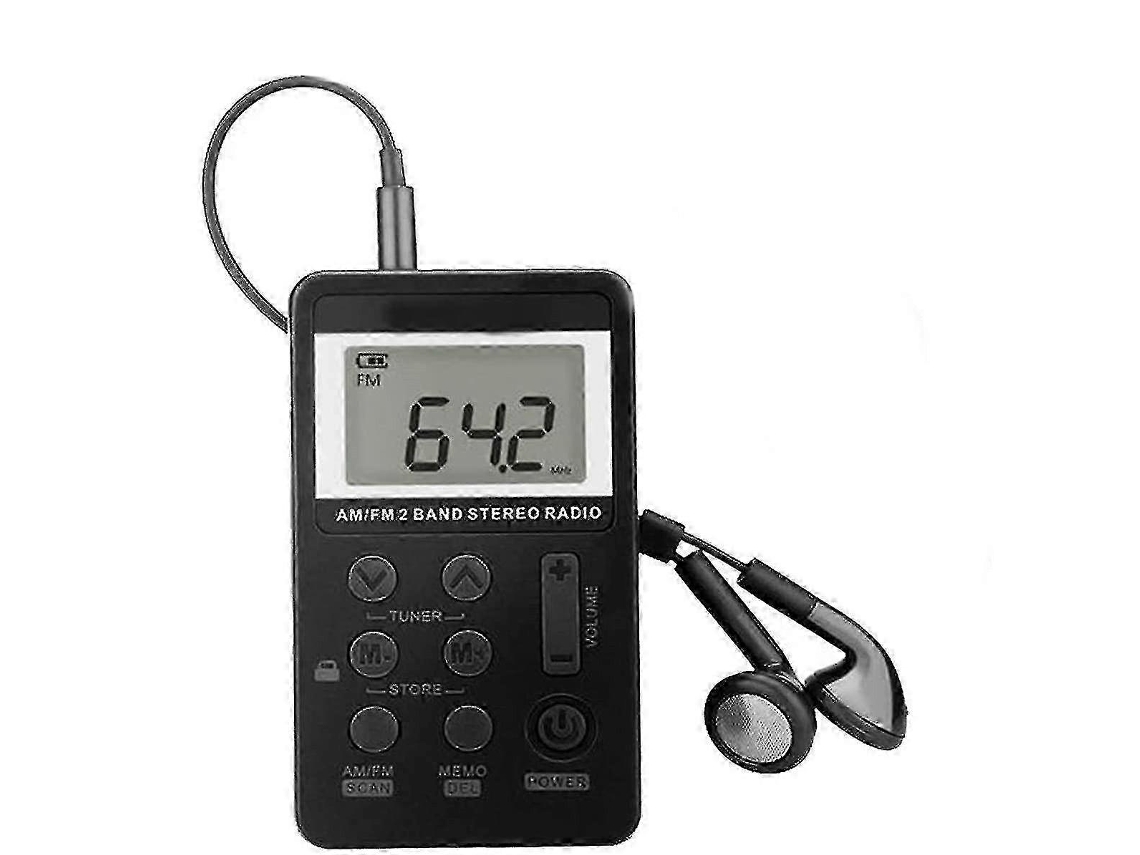 Rádio Digital Am Fm Compacto Dsp Mini Para Uso Pessoal Rádio De Bolso Portátil Olysi Shop