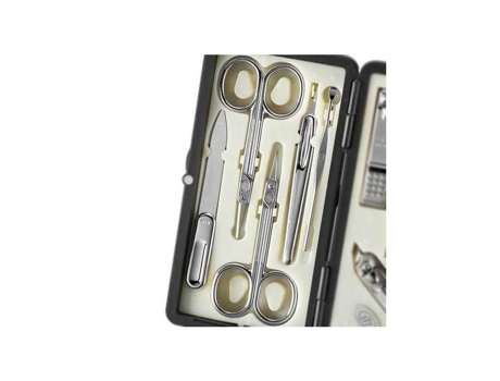 Conjunto De Manicure Necessaire 10 Ferramentas Three Seven