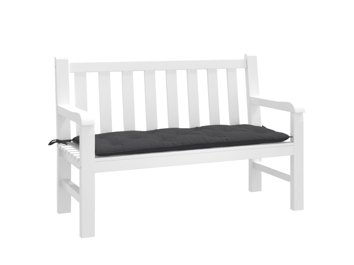 Vidaxl Almofadão Banco Jardim 120x50x7cm Mesclado Antracite