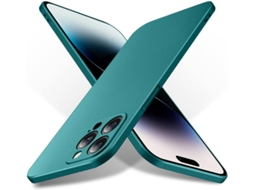 Capa Zoll Câmeras Texturizadas Antiarranhões Proteção para iPhone 14 Pro Max HONGWE. Acrílico Rígida Verde