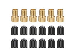 Adaptadores de Válvula Presta Schrader 6 Piezas S/MARCA