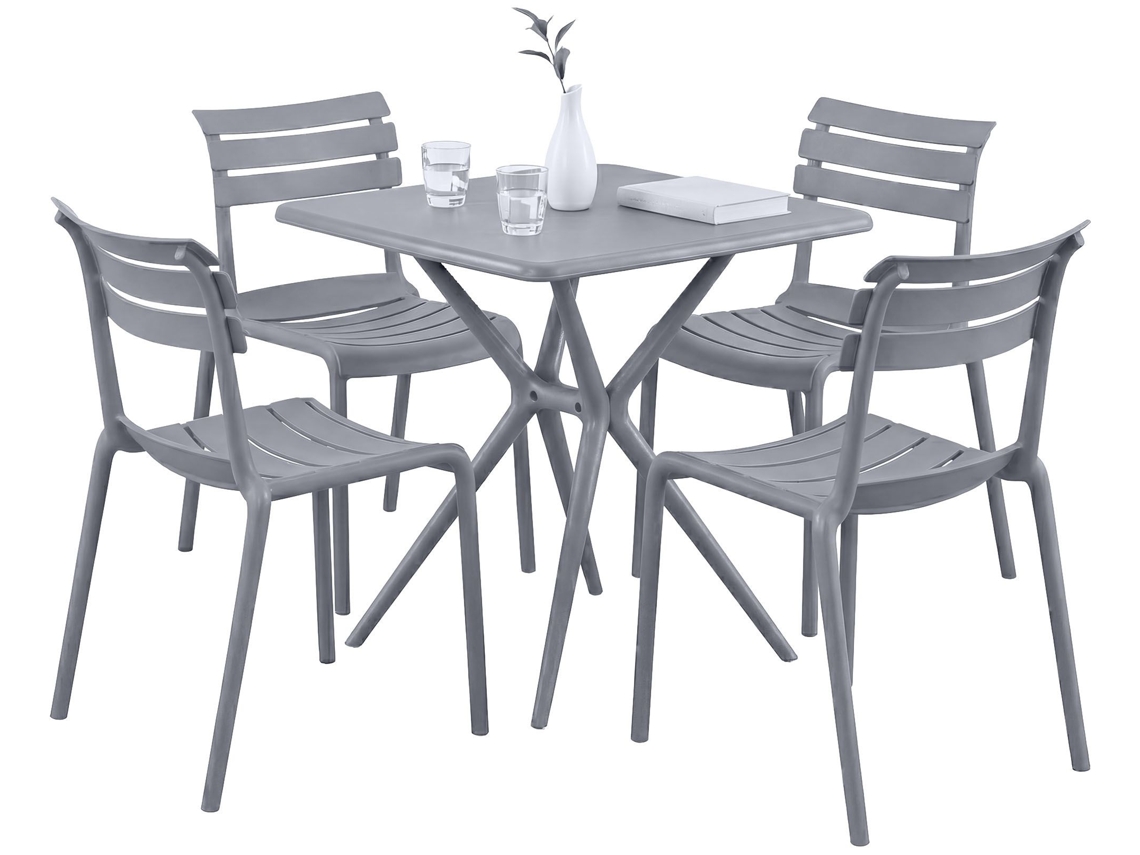 Gartenmöbel-set Vela Mit 4 Stühlen