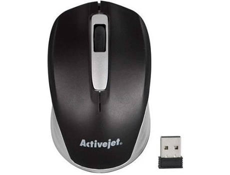 Rato Activejet AMY-313 (Wireless - Produtiva - Preto)
