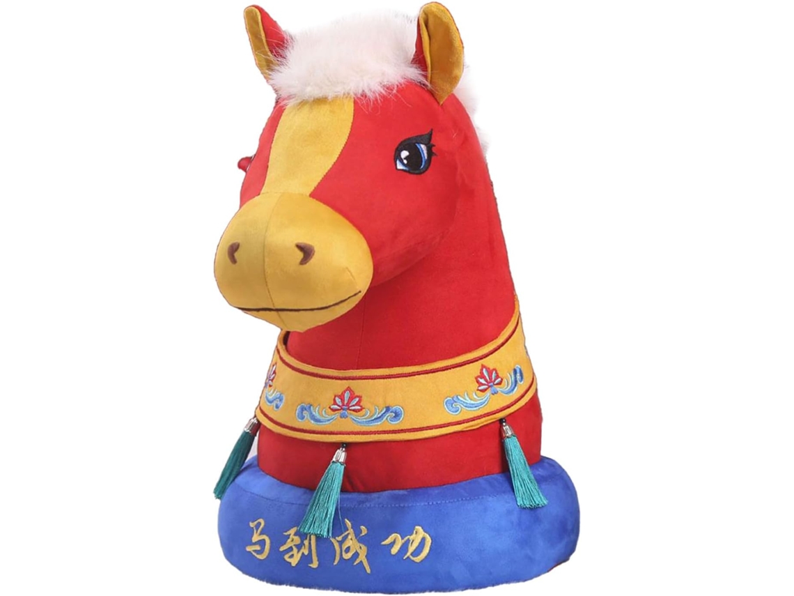 Cavalo De Pelúcia, Lembrancinha Ano Novo Com Bênçãos.
