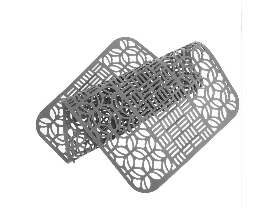 Tapete De Silicone Para Pia Cozinha, Durável E Dobrável, Com Design Em Formato Colmeia, Ideal Para Cozinhas E Salas