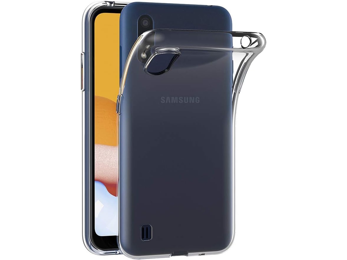 Capa para Samsung Galaxy A01 HONGWE. Silicone Transparente