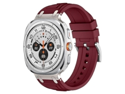 Pulseira De Silicone Com Tripla Camada De Proteção Para Samsung Galaxy Watch Ultra / Ultra 2025