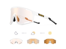 Óculos de Ciclismo MDUG fotocromáticos unissex com lentes de polipropileno translúcidas e proteção UV400