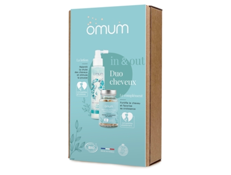 Suplemento Alimentar para Mulheres New Coffret In&Out Cheveu OMUM