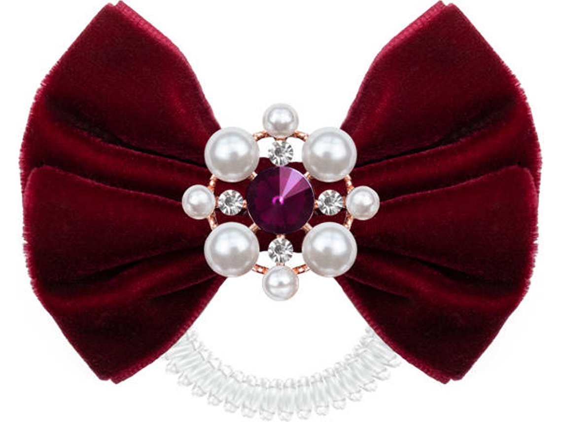 Elástico para o Cabelo INVISIBOBBLE BOWTIQUE British Royal Take A Bow Edição Limitada (Vermelho)