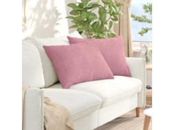 Vidaxl Travesseiros De Sofá 2 Pcs Rosa 70 X 50 Cm