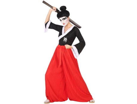 DISFRAZZES - Fato de Mulher  Guerreira Japonesa (Tam: S - 34/38) Fato de Mulher  Guerreira Japonesa (Tam: S - 34/38)