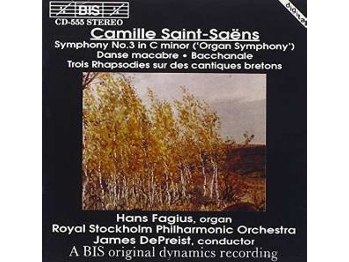 CD James DePreist, Hans Fagius, The Royal Stockholm Philharmonic Orchestra - Symphony No. 3 In C / Viola Concerto (1CDs)