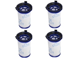 Conjunto de 4 Filtros Hepa para Aspirador de Pó 360 Rh9037 Rh9038 Rh9039 Rh9051wo Rh9057wo Rh9086wo Zr009001 BRILVIBERA