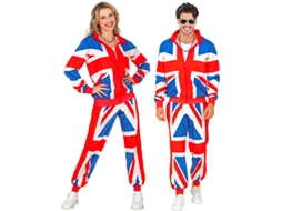 Fato de treino neon Party Fashion UK para adulto