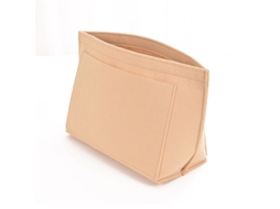 Bolsa Organizadora de Viagem AQUAFORGE, com feltro cáqui, grande capacidade