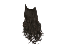Extensão De Cabelo Cacheado Longo Preto Em Seda De Alta Temperatura Para Uso Diário E Eventos Especiais