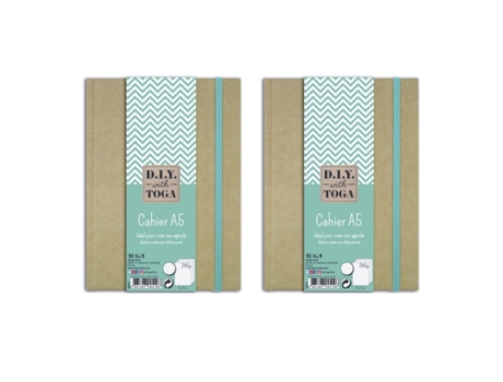 cadernos bullet journal kraft A5 - 192 páginas TOGA