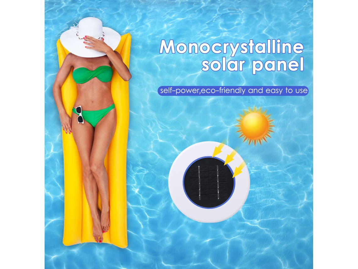 Purificador Solar Para Piscina Ionizador Sem Cloro Inibidor De Algas