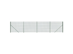 Cerca de Malha de Arame com Flange 1.6X10 M Verde VIDAXL