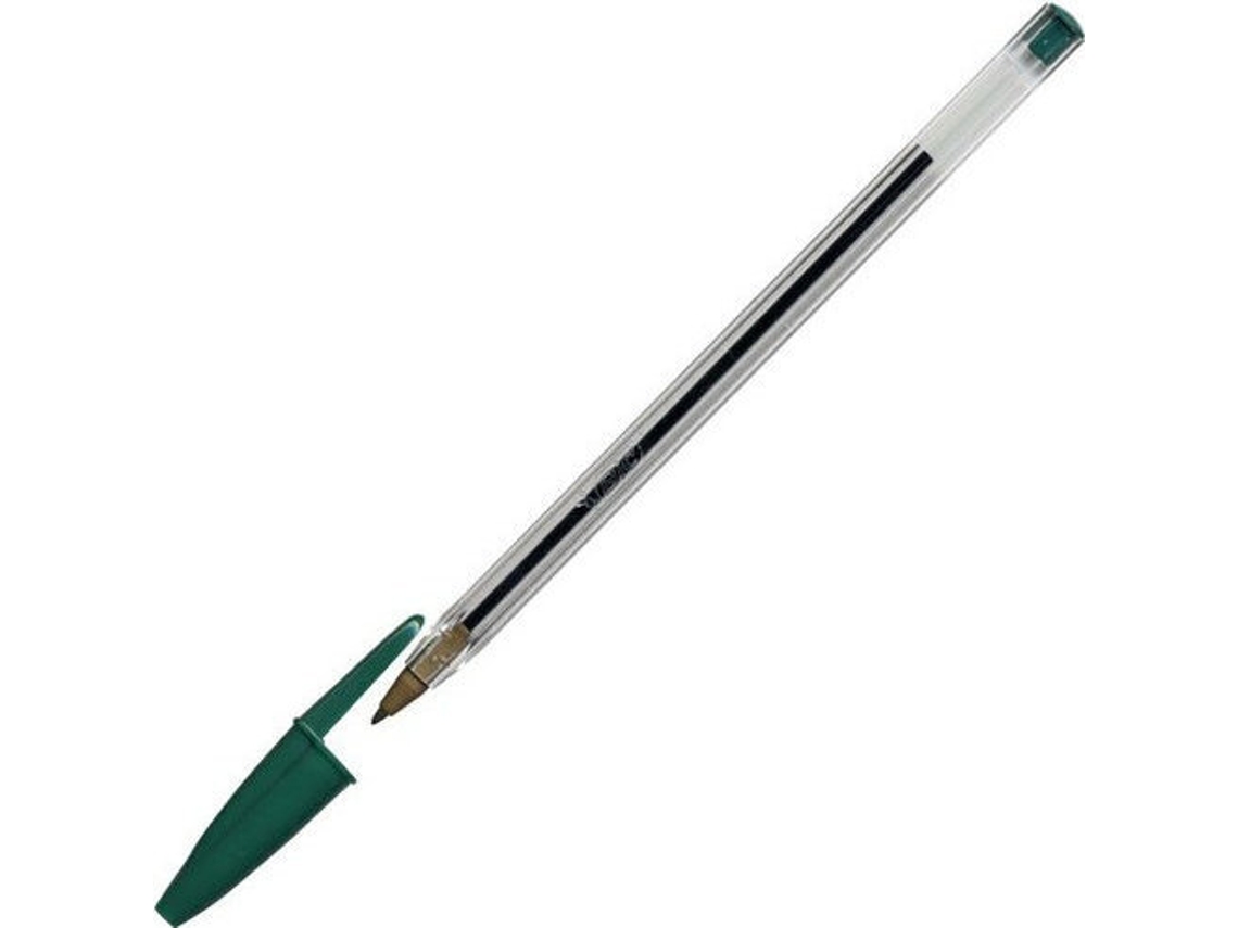 Esferográfica Verde Bic Cristal