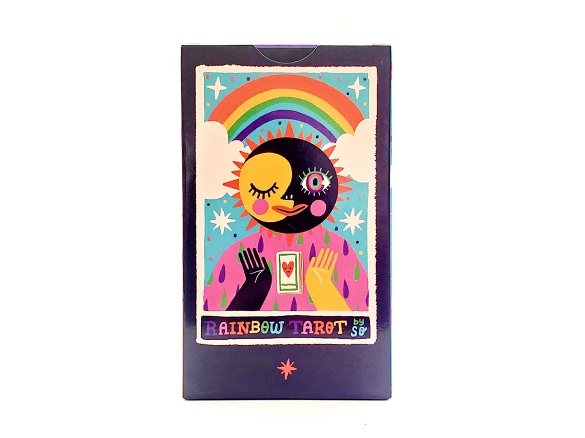 Novo Jogo De Tabuleiro De Tarô Rainbow, 78 Cartas (incluindo Instruções), 12 Cm X 7 Cm.