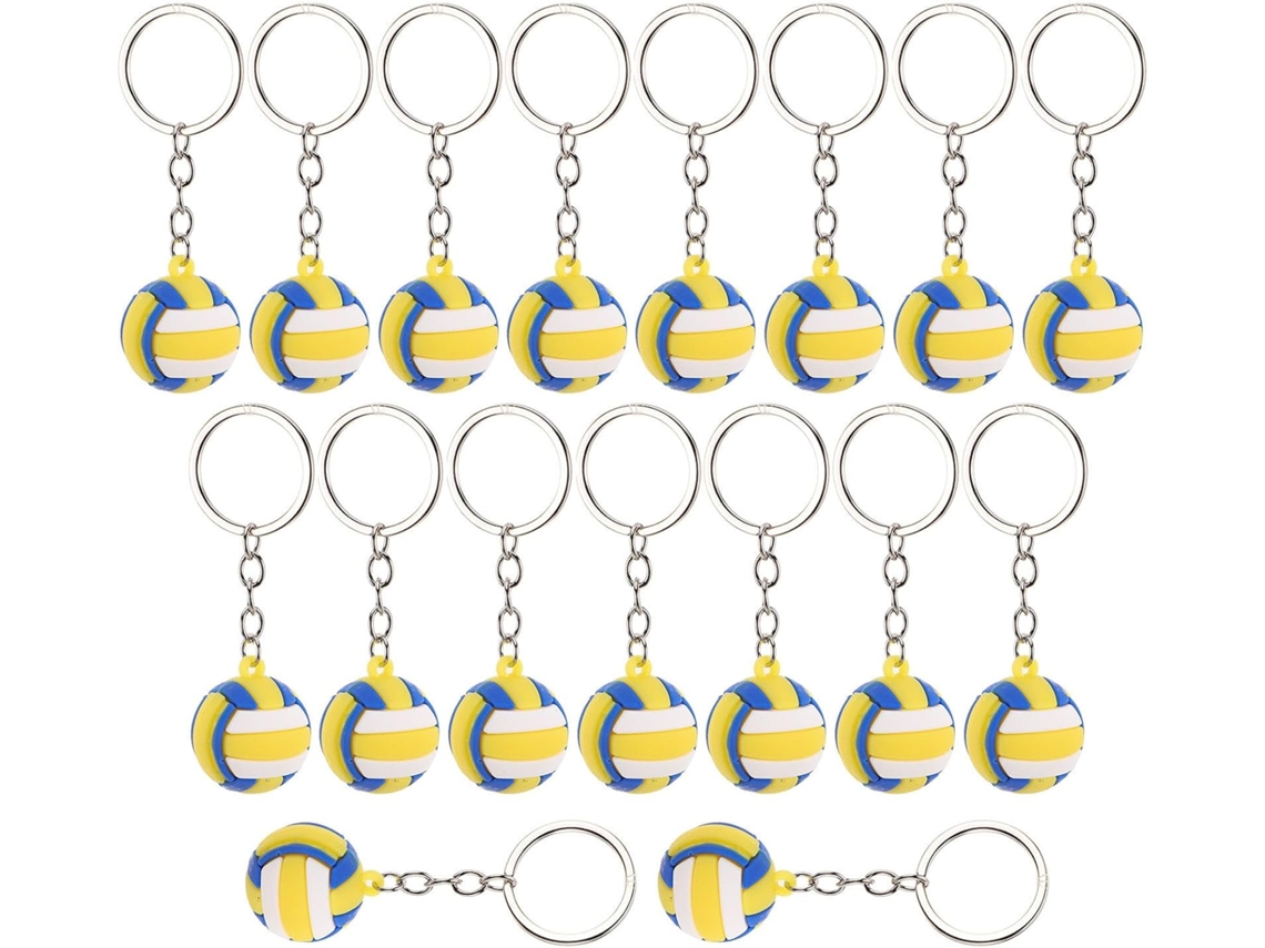 Conjunto De 15 Chaveiros Com Pingente De Vôlei