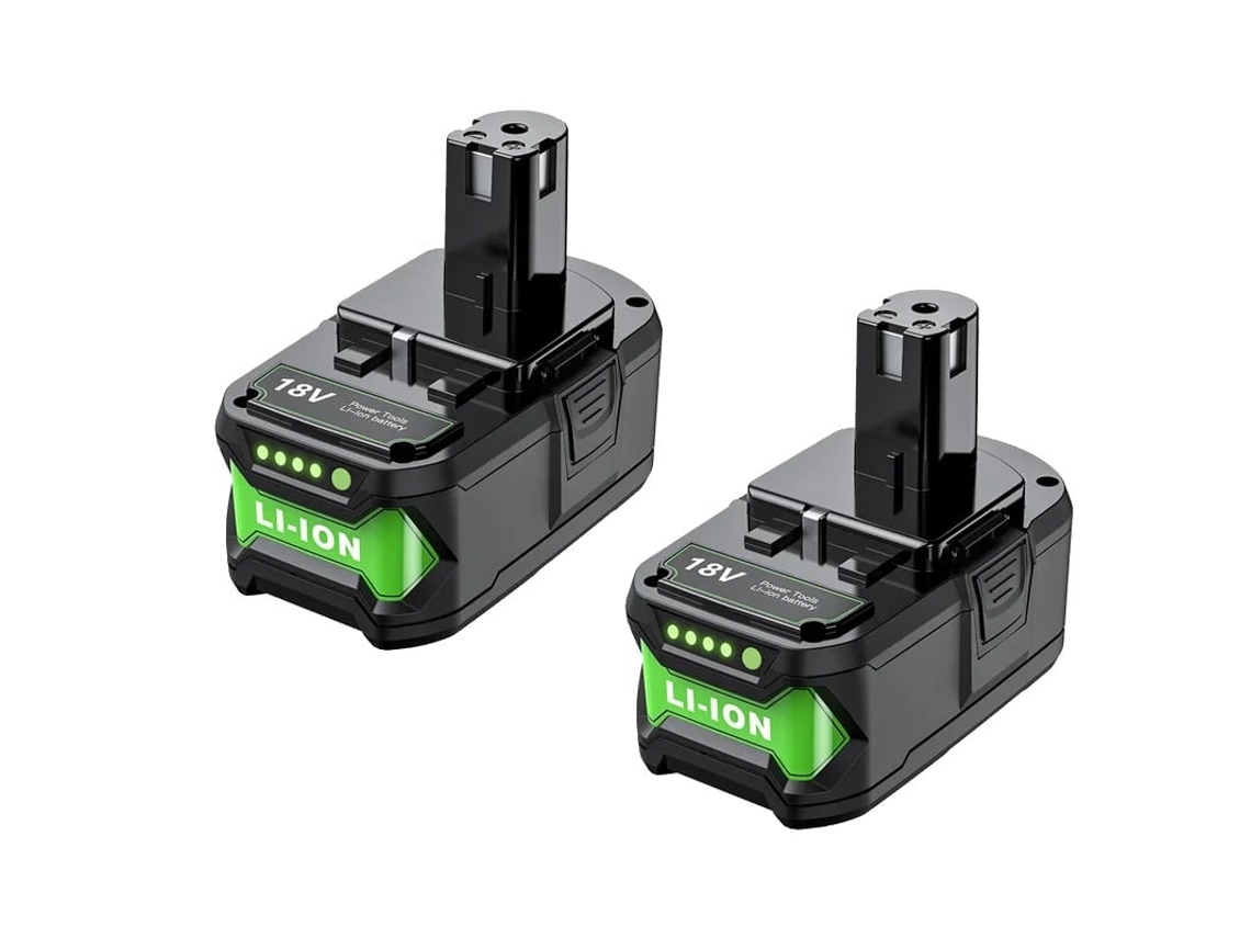 Bateria De Substituição, 8.0ah/9.0ah, 18v, Compatível Com Ryobi, 2pcs 8000mah