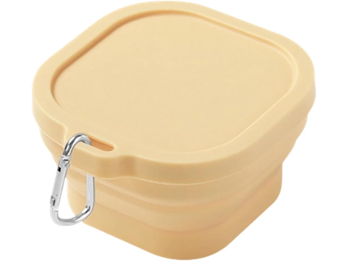 Recipiente Multifuncional De Silicone Para Uso Diário Design Dobrável Que Economiza Espaço Ideal Sobras, Viagens E Para