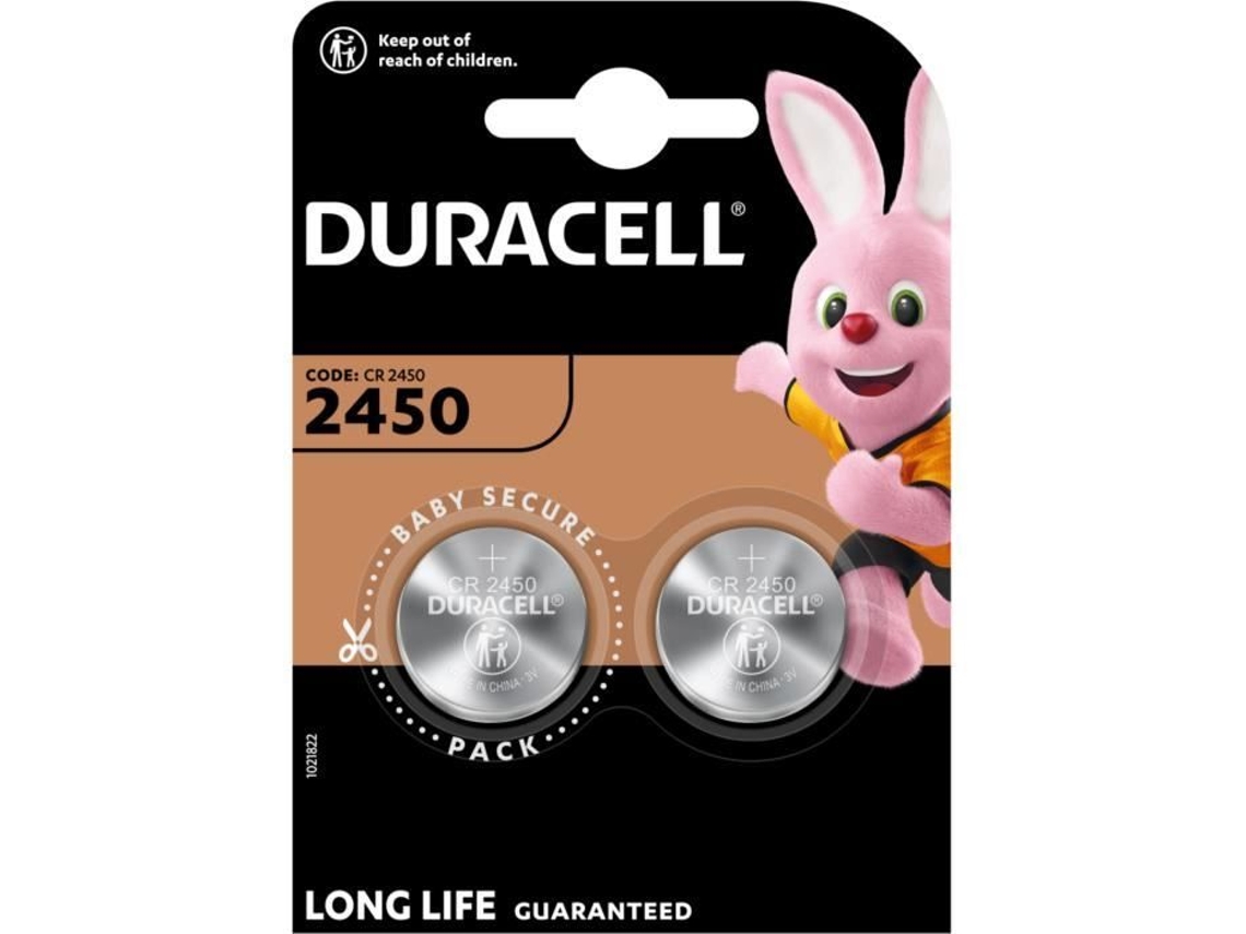DURACELL Cr2450 3V Pacote com 10 Blisters de 2 Baterias