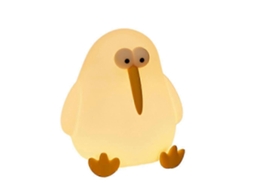 Luminária de Pássaro Kiwi Macia, Recarregável, de Silicone, com Intensidade Ajustável, para Berçário e Quarto Infantil BRILVIBERA