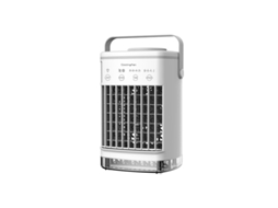 Ventilador De Ar Condicionado Automático Portátil Com 4 Velocidades De Vento Para Mesa De Escritório Interna Branco Siurn