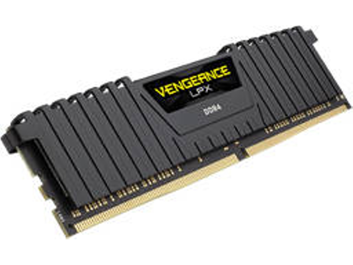 Memória RAM DDR4 CORSAIR CMK16GX4M2Z2400C16 (2 x 8 GB - 2400 MHz - CL 16 - Preto)