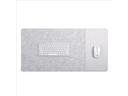 Mesa Para Mouse Para Computador Gamer, Feltro / Couro Cinza, 40*80cm