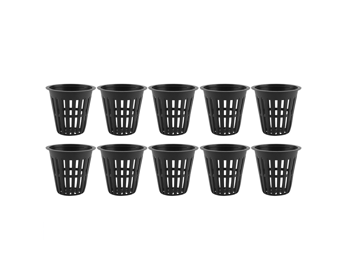 10pcs Cesta de Hidroponia, Plástico, Preto S/MARCA
