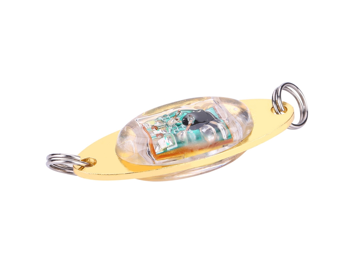 Luz Led Atraente Peixe Profundo Flash Colorida