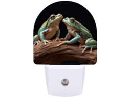 Luminária De Parede Com Sensor Crepuscular, Led 0,5w, Design Moderno