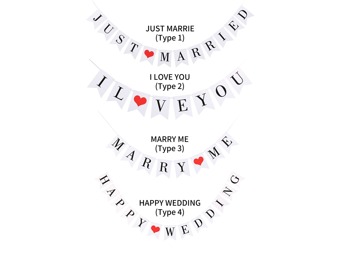 Banner de casamento com