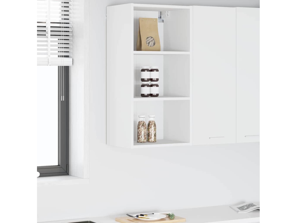 Vidaxl Armário Suspenso Branco 40 X 29,5 X 80 Cm Derivados De Madeira