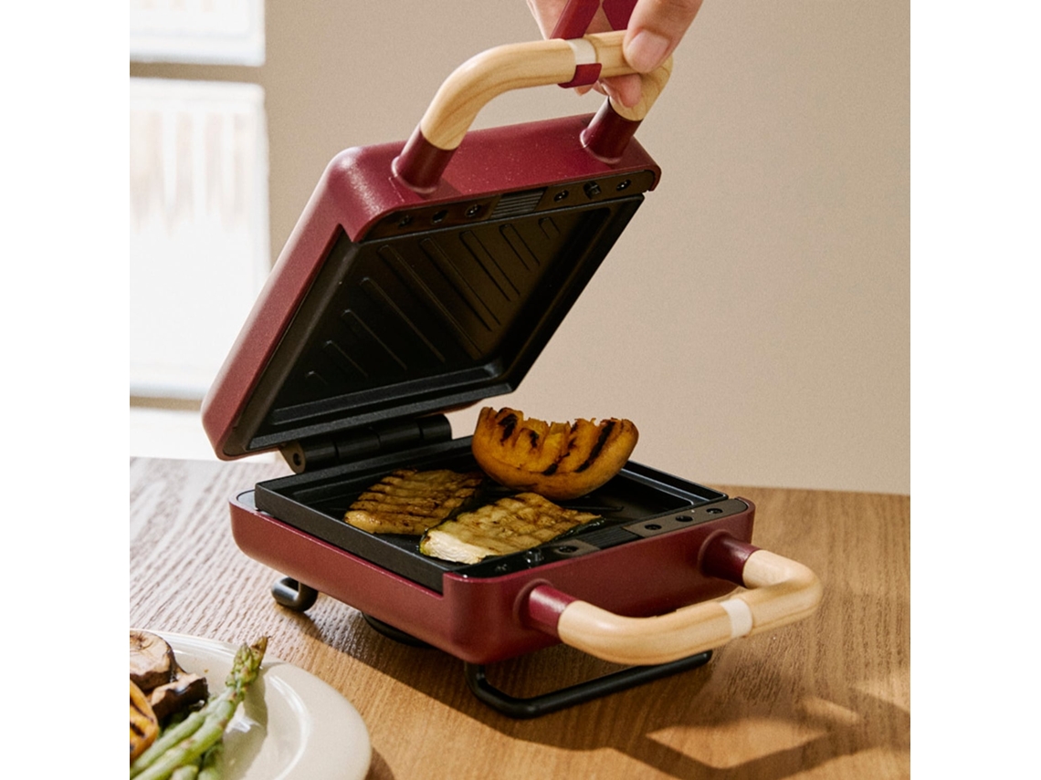 Create - Stone Studio - Sanduicheira Grill E Máquina De Waffles Com Placas Intercambiáveis