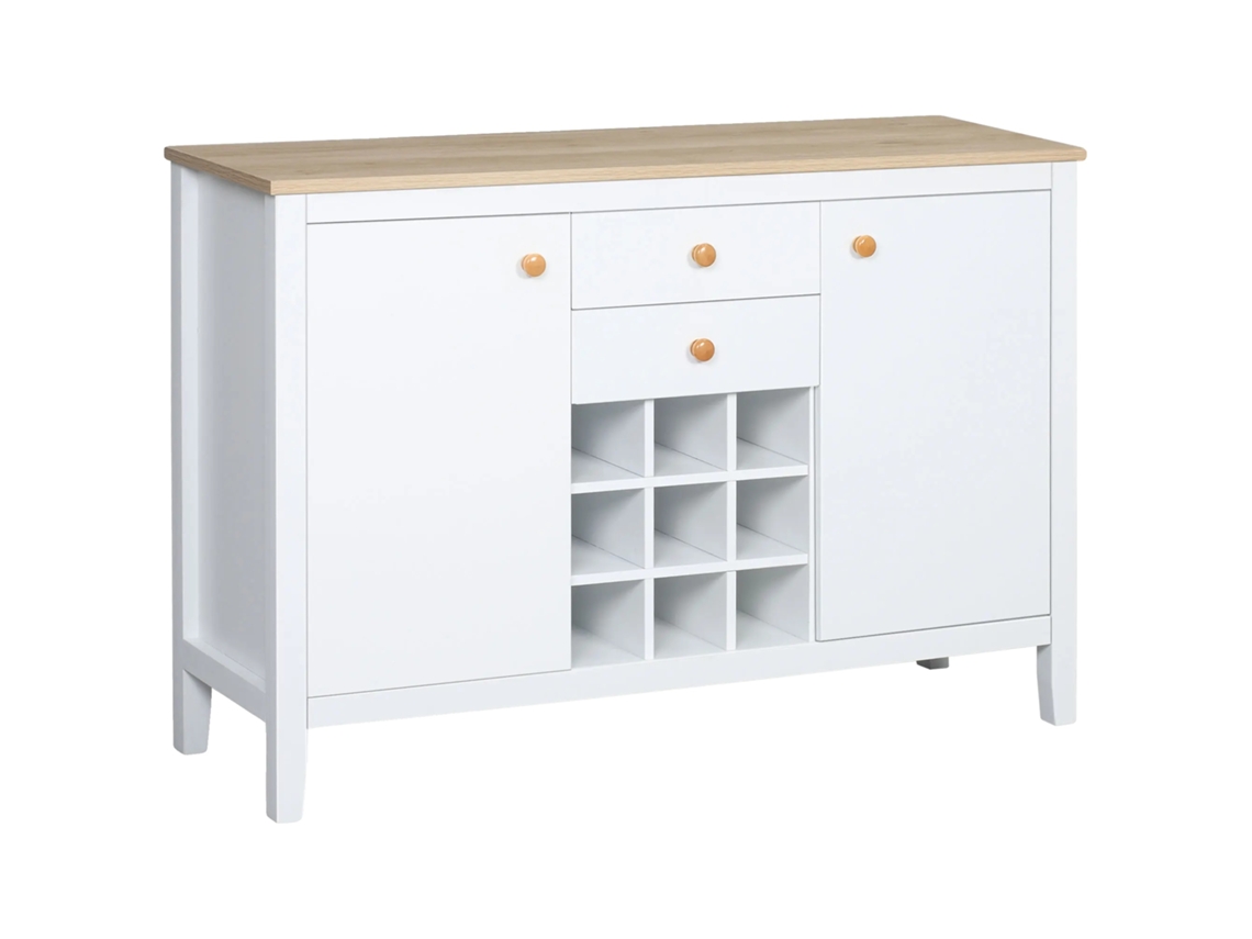 Armário De Cozinha, Design Moderno, Amplo Armazenamento, 110x35x75 Cm, Branco