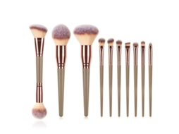Conjunto De Pincéis De Maquiagem Para Viagem 7/10/15/20 Peças, Pincéis Cosméticos Faciais Completos, Pincéis De Sombra E Pó Para Mulheres Everley891
