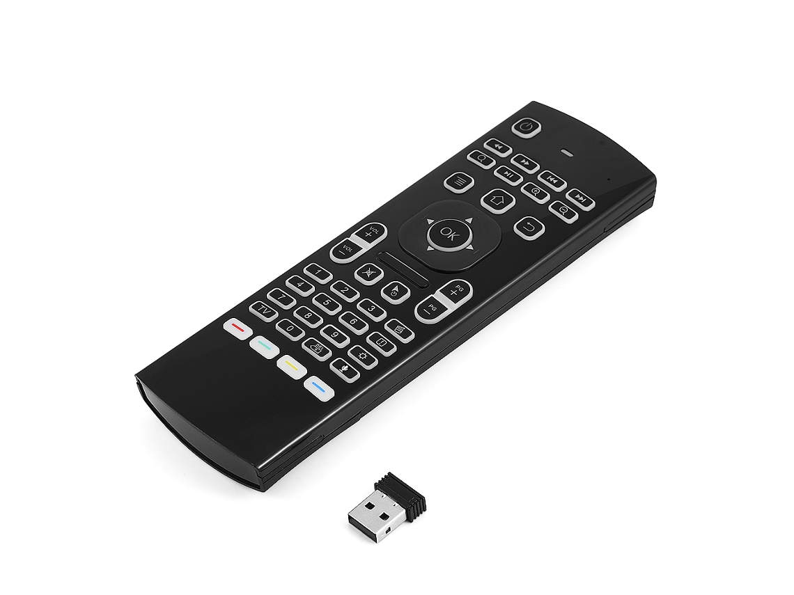 Smart Flying Mouse G66c, com voz, iluminação, compatível Android