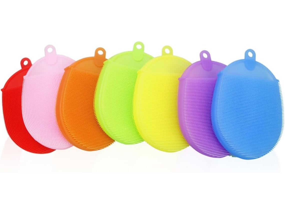 Conjunto Callaron Com 2 Escovas De Banho Silicone Macio Para Rosto E Corpo, Limpeza Profunda, À Prova D Água