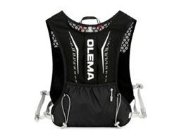 Yuysan Mochila Duplo Ombro 5l Portátil  Para Montanhismo, Caminhada E Ciclismo Preto