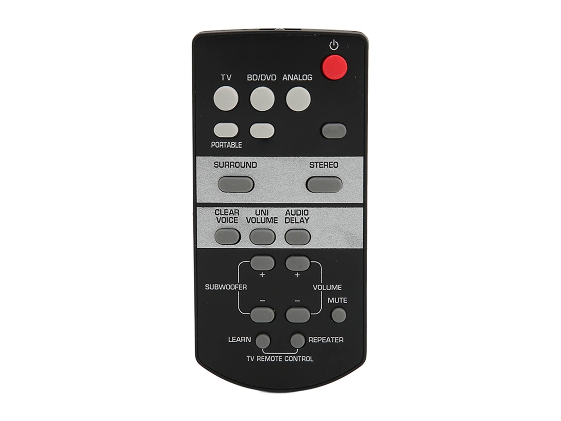 Controle Remoto de Substituição FSR64 compatível com Barras de Som Yas 152, ATS 1520, Yas 152BL CHABERLU
