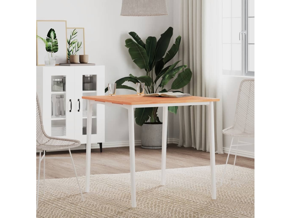 Vidaxl Tampo De Mesa Quadrado 70x70x1,5 Cm Madeira De Faia Maciça