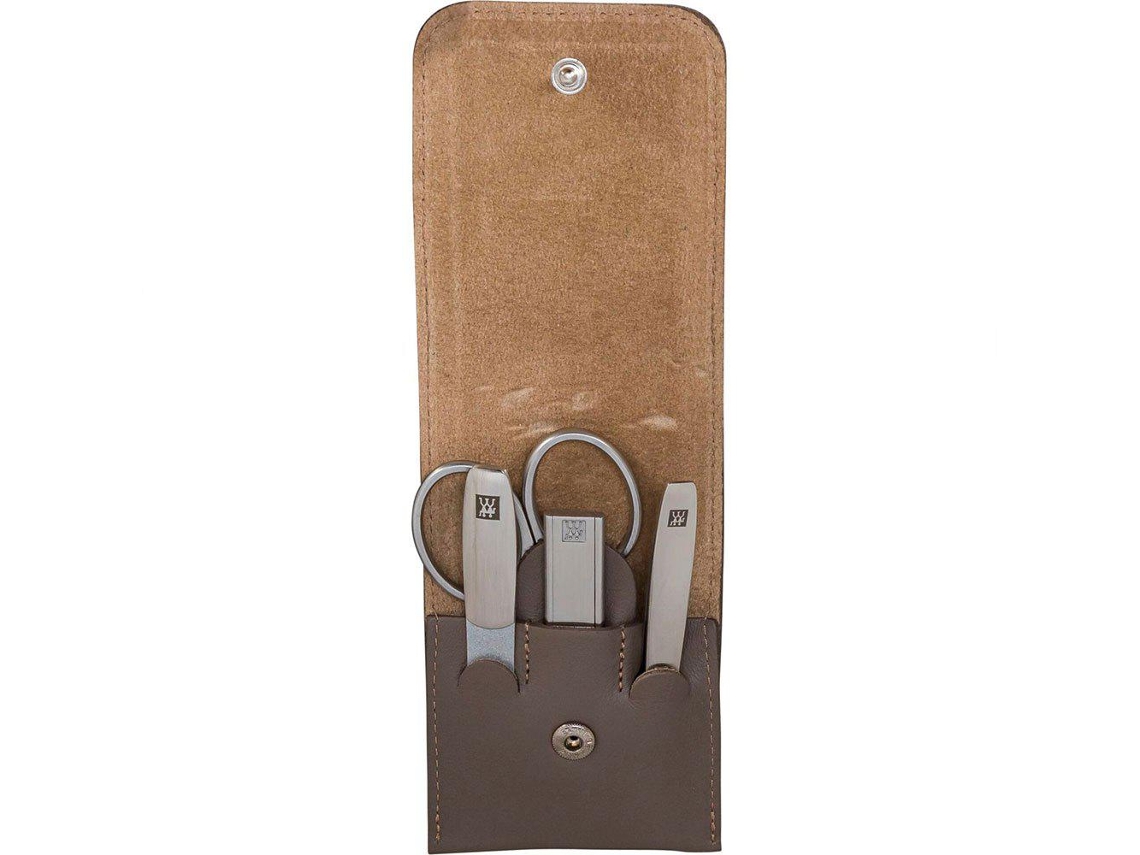 Zwilling Twinox Neat´S Leather Case Taupe 4 Peças