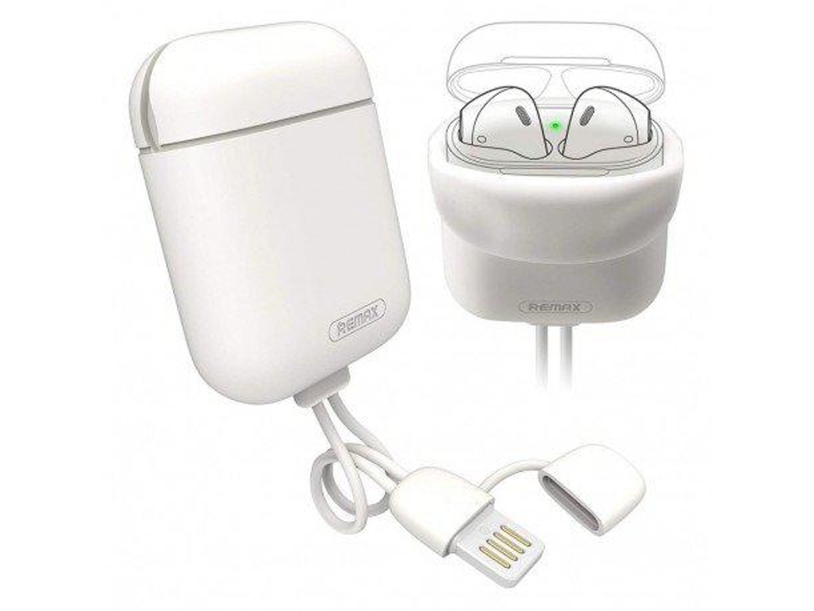Cabo Remax Silicone Case Airpods + Lightning White