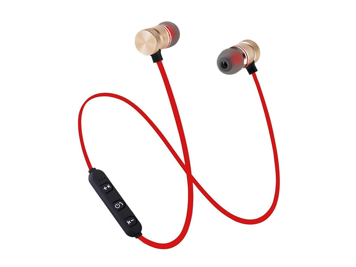 Auriculares Sem Fios Binaurais Som Estéreo para Desporto Pescoço Corrida